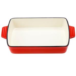 Best Enamel rectangular cast iron roasting pan wholesale
