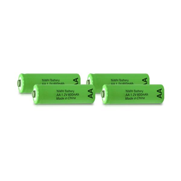 Cheap NIMH AA 600MAH 1.2V nimh rechargeable battery ni-mh battery batteries for solar light Step Light Stair Light Fence Light for sale