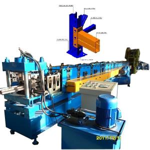 China Teardrop Rack Upright Rolling Forming Machine GI 90mm Shaft on sale