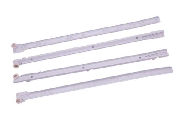 Cheap Mini Special Cabinet Drawer Slides Soft Close Powder Coated 12"-16" Size for sale