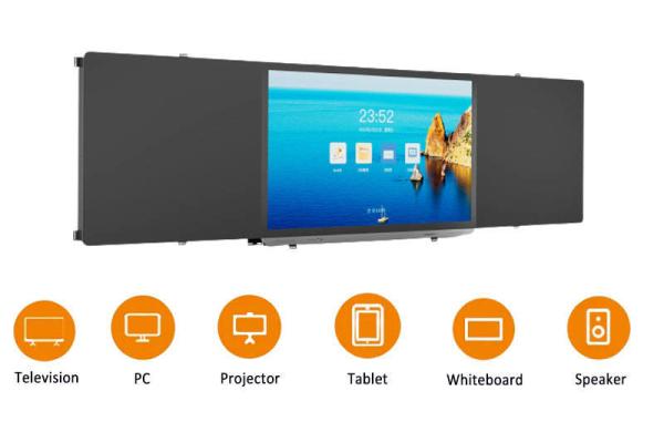 Cheap 4k Smart Digital Blackboard Touch Screen With Wireless Projection 75inch for sale
