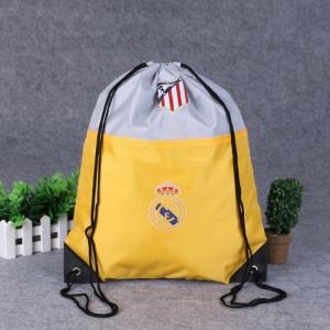 China Polyester Fabric Drawstring Bag For Advertising Backpack Bag Nylon Oxford Cloth Bundle Pocket on sale