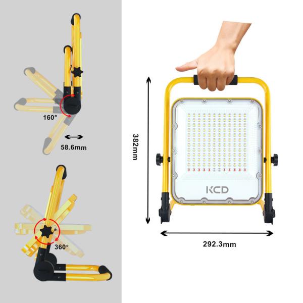 Cheap Multi Function 20 W 40 W 12v Portable LED Work Light Replaceable Color Match With Stand for sale