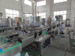 China 500ml Mineral Water Barrel Filling Machinery , 1.5 Kw Linear Filling Machine on sale
