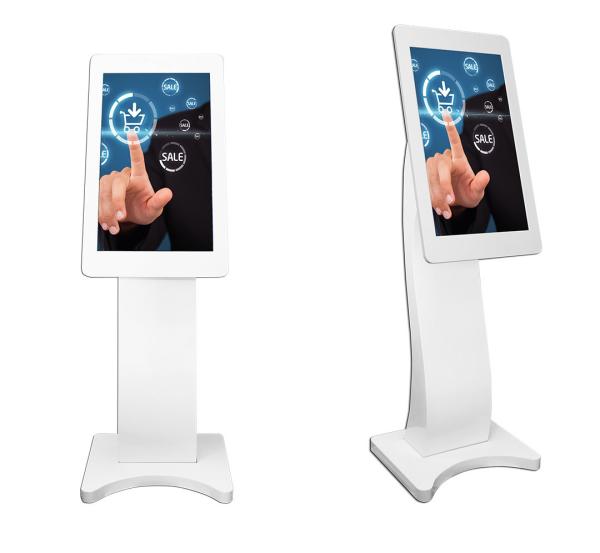 Cheap 32inch Bank Floor Standing Android LCD Multi Touch Screen Kiosk Self-service Interactive Touch Kiosk for sale