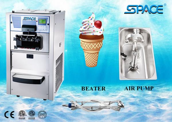Cheap 3 Flavor Soft Serve Commercial Ice Cream Maker , Restaurant Ice Cream Machine for sale