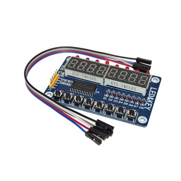 Factory Outlet DC 12V 8-Bit Digital LED Tube Arduino Sensor Module 8-Bit TM1638