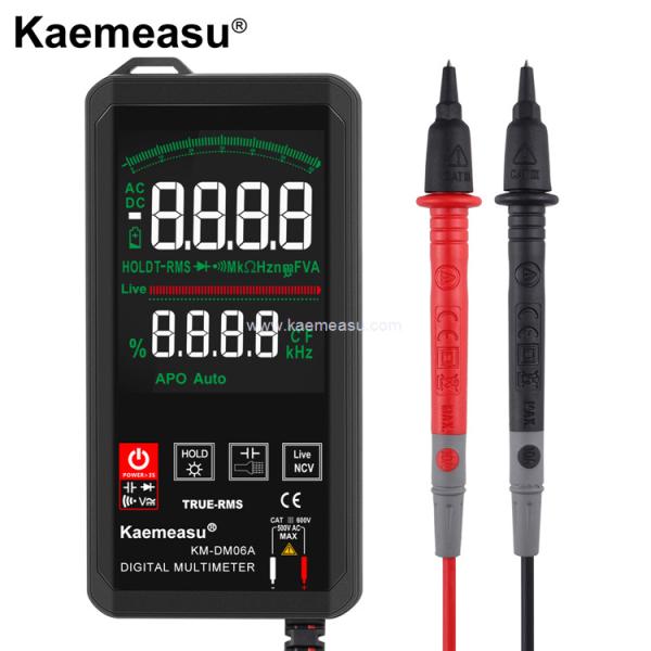 Cheap Kaemeasu 06C Color Display Multimeter Tester Electrician Smart Voltmeter Multimetro Digital for sale