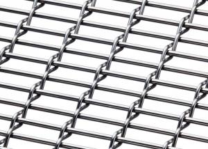Best Rod Crimped Wire Mesh , Stainless Steel Architectural Wire Mesh for Decoration wholesale