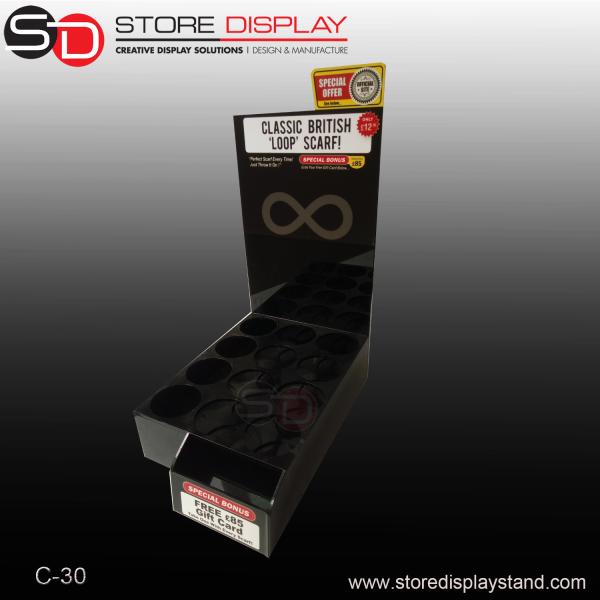 Cheap Plastic counter top display for stationary for sale