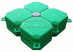 China Floating Docks Floating Pontoons Wooden Decking Plastic Pontoon Dock Floating Block on sale