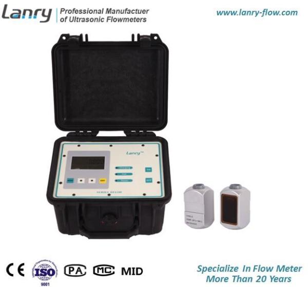 Cheap Portable Doppler Ultrasonic Flow Meter With Data Logger Function for sale
