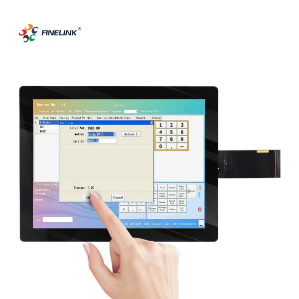 Cheap 10.4 Inch Projected Capacitive Touch Panel For Industrial Computer Monitor for sale