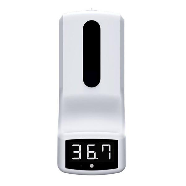 Cheap Intelligent Sensor Touchless Sanitizer Soap Dispenser Machine with Temperature Measurement,Wall Mount Soap Dispenser for sale
