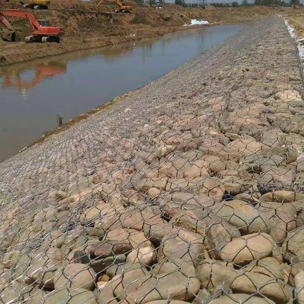 Cheap Hexagonal Weave Galvanized Gabion Wire Mesh 4x1x1 for sale