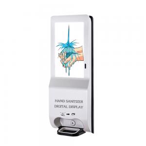Best Gel Foam Liquid Hand Sanitizer Dispenser LCD Digital Display Auto Dispenser Digital Signage Screen wholesale