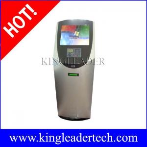 Best Slim touchscreen Payment ticketing kiosk with barcode scanner and printer  TSK8006 wholesale