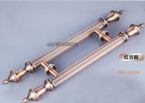 China 500mm Stainless Steel Push Pull Door Handles Corrosionproof Mirror Effect on sale