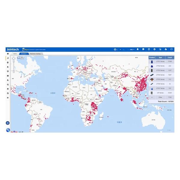 Cheap Jointech Intelligent GPS Tracking Software Solution For Car for sale