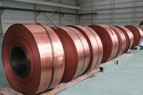 Cheap 0.5mm Thinkness Copper Coil Sheet Red Color C18080 Tr08 Copper Foil Tape for sale