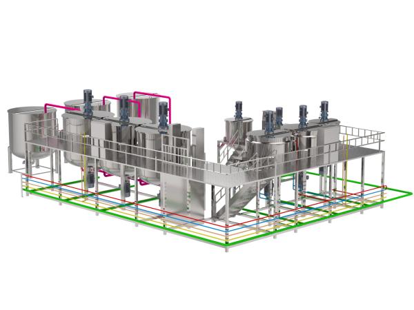 Cheap Emulsification Homogenizer Mixer Machine Toothpaste Production Machine Customized for sale