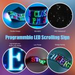 Long Lifespan LED Display Panel for Car Rear Window RGB APP Control and Text