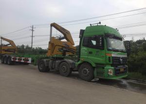 3 Axle Truck Mounted Crane Container For Transportation Self Loading