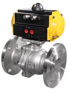 Cheap Adjustable Pneumatic Ball Valve / Segmented Ball Valve Stainless Steel Material for sale