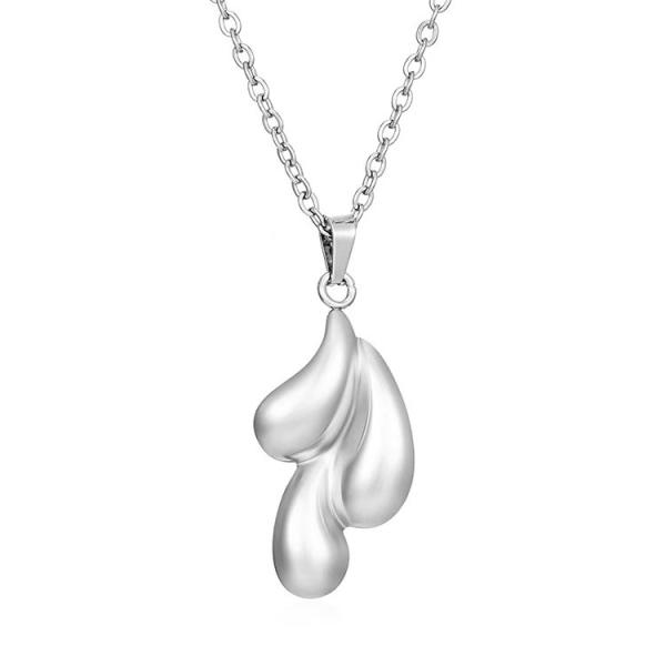 Cheap Round Shape Sliver Ladies Necklace with Various Design Alternatives for sale