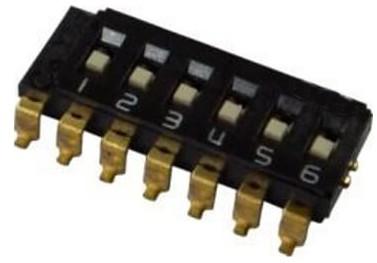 Cheap Right Angle SMD Single / Dual Inline Package Switch With Holder for sale