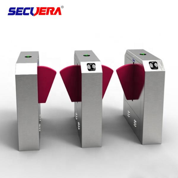 Cheap Access control system fingerprint turnstile gate qr code reader flap turnstile barrier gate for sale