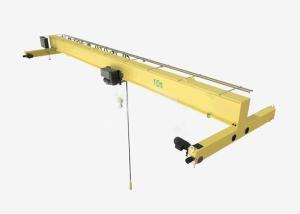 China Single girder overhead crane with material hoist lift on sale