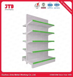 China Tego Gondola Display Shelving Convenience Store Shelf Metallic on sale