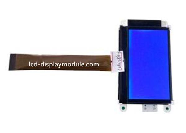 Cheap STN Negative Blue LED Custom LCD Module , COG Resolution 128x64 LCD Module for sale