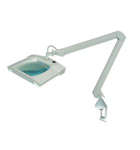 Clamp On Illuminated Magnifying Lamp White Color Compact Design Multi Function