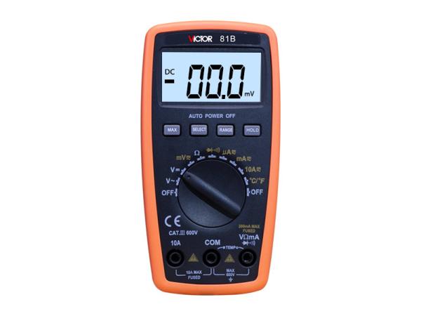 Cheap Small Type VICTOR Digital Multimeter Resistance Capacitance Frequency Temperature for sale