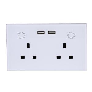 China Smart Home Uk Socket Wifi Wall Socket With Usb Socket Charger/wifi Wall Socket Uk/smart Wifi Wall Outlet on sale