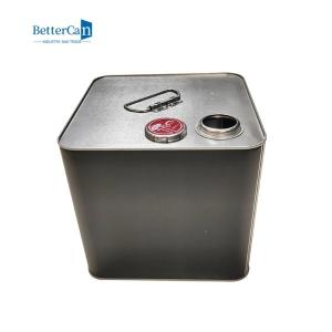 Best Square Tinplate Tin Can 20L Tin Oil Container With Pressure Cap wholesale