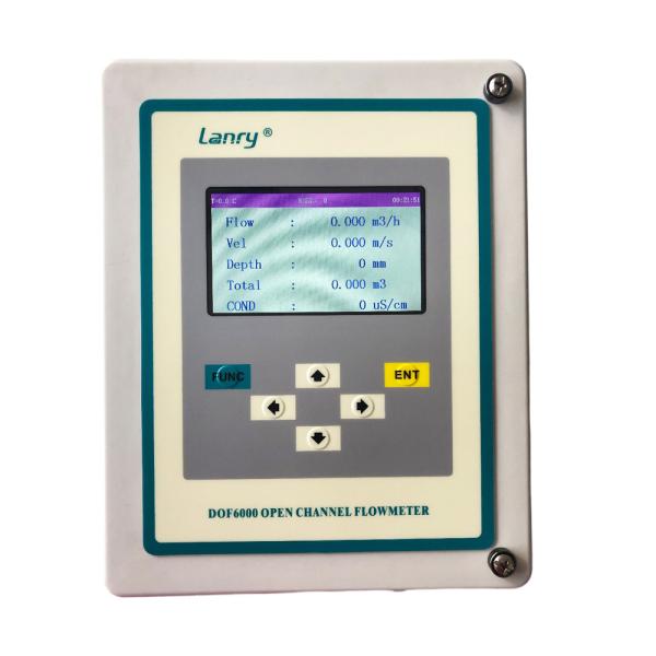 Cheap Doppler flowmeter velocity measurement open channel ultrasonic flow meter with RS485 modbus for sale