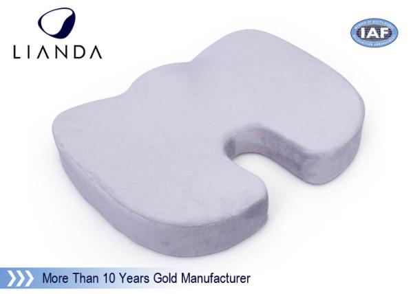 Cheap High Density Memory Foam Cushion Coccyx Orthopedic Seat OEM , Chair Foam Cushion for sale
