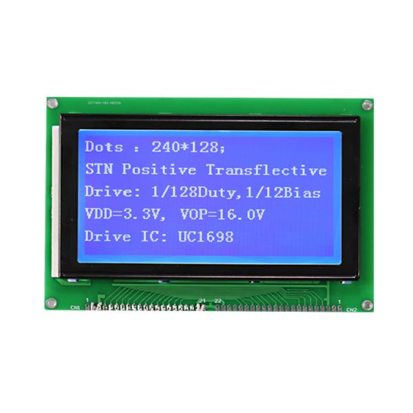 Cheap 240x128 Cog Graphic LCD Display Module 5.1inch LCD Control Panel for sale