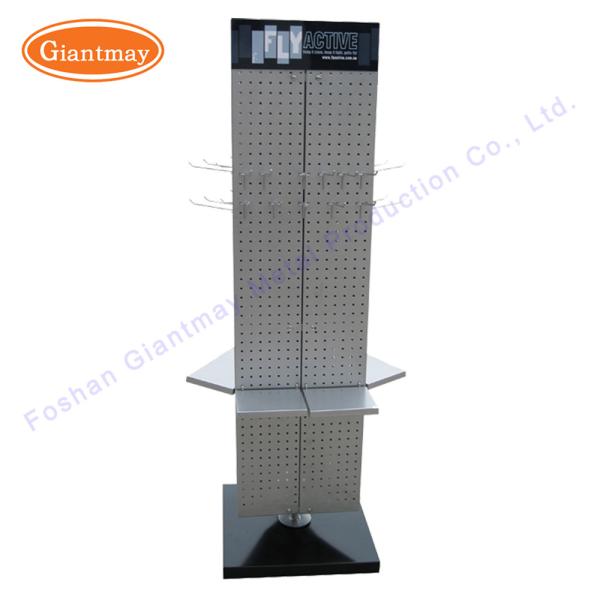 Cheap Hardware Merchandise Turntable Rack Rotating Pegboard Display Stand for sale