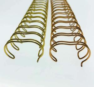 China 5/8'' Glossy Nylon Coated Double Wire Spiral Binding Coil on sale
