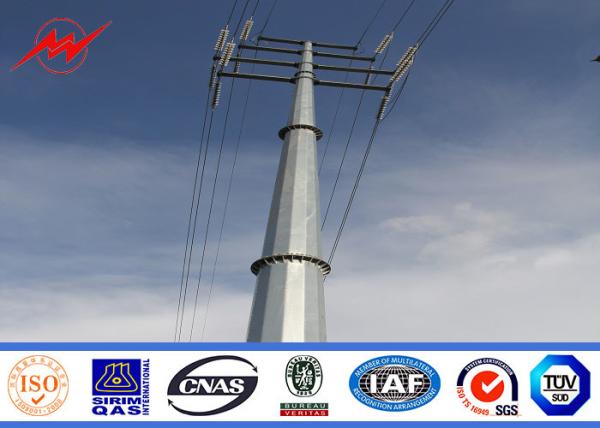 Cheap Electrical Steel Utility Power Poles For Distribution Line Project for sale