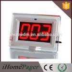 wireless queue management call pad and display number caller