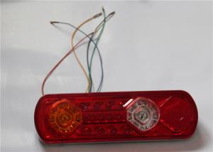 China Surface Mounted Motorcycle LED Brake Lights Oval Red Shell 3000K 5000K on sale
