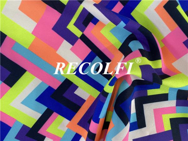 Cheap Ink Jet Digital Print Lycra Xtra Life Fabric Athleisure Wearing Sustainable for sale