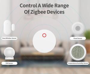 Best Smart Life Zigbee Smart Hub Home Control 75*23mm WiFi 802.11 B/G/N wholesale
