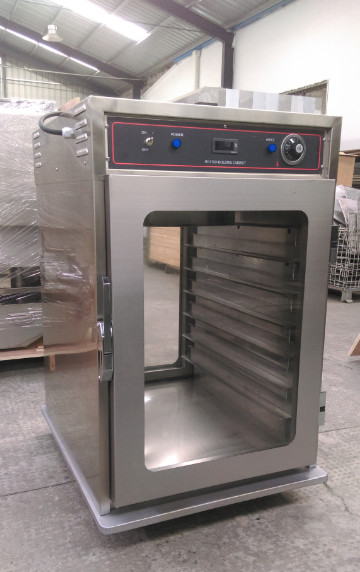 7 Trays Electric Glass Door Two Side Open Commercial Food Warmer Holding Cabinet