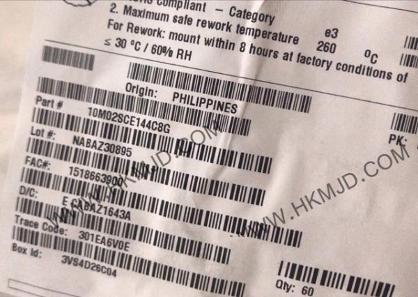 Field Programmable Gate Array 10M02SCE144C8G Field Programmable Gate Array QFP